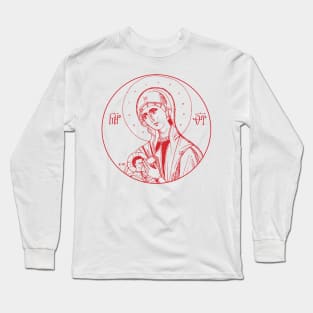 Galaktotrophousa | Milk-Giver Icon Long Sleeve T-Shirt